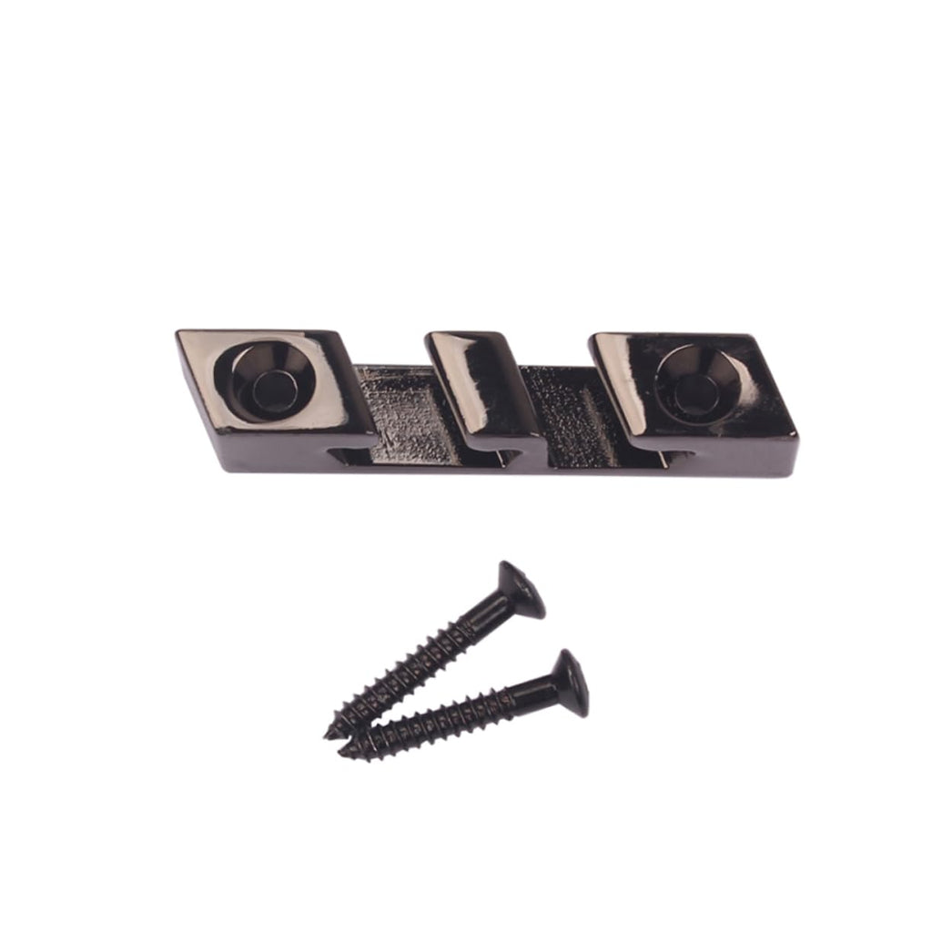 Black Metal Bass Guitar String Retainer F97402