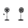 Oscillating Pedestal Fans with Adjustable Height, Timer, Remote Control and 3 Speeds I983