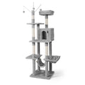 70-Inch Multi-Level Cat Tree with Hammock and Cat Cave K7537