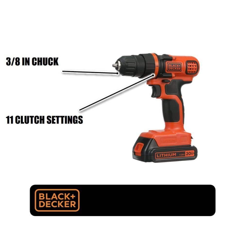 20V MAX Cordless Drill and Driver 3/8 Inch U995659