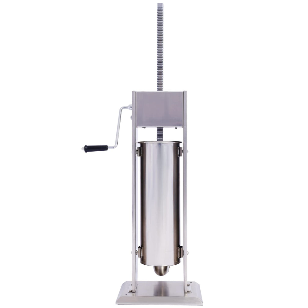 Stainless Steel Sausage Stuffer 15LB 7L with 4 Nozzles W546193
