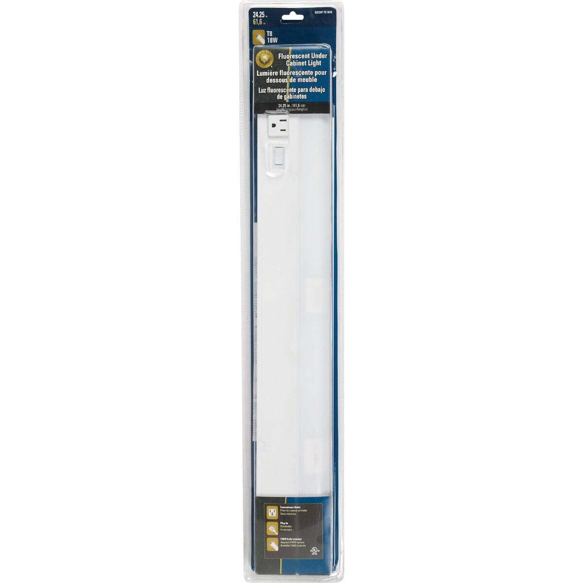 24-Inch Fluorescent Under-Cabinet Light Fixture W780369