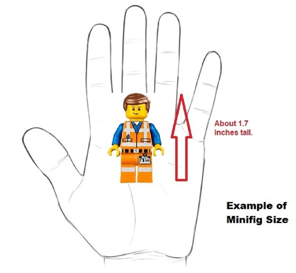 Red Robes Minifigure with Wand A879