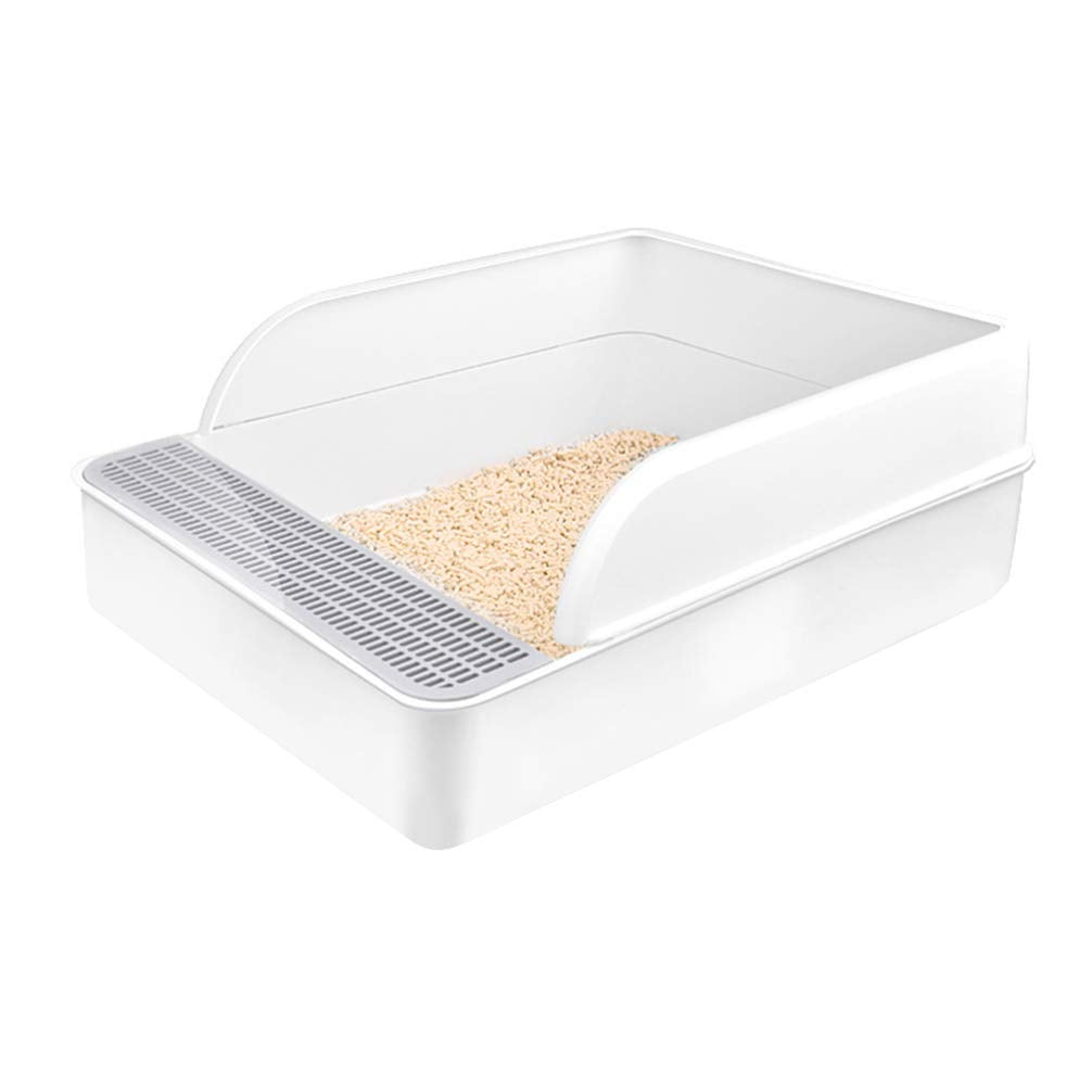 Plastic Half Covered Cat Litter Box H267762