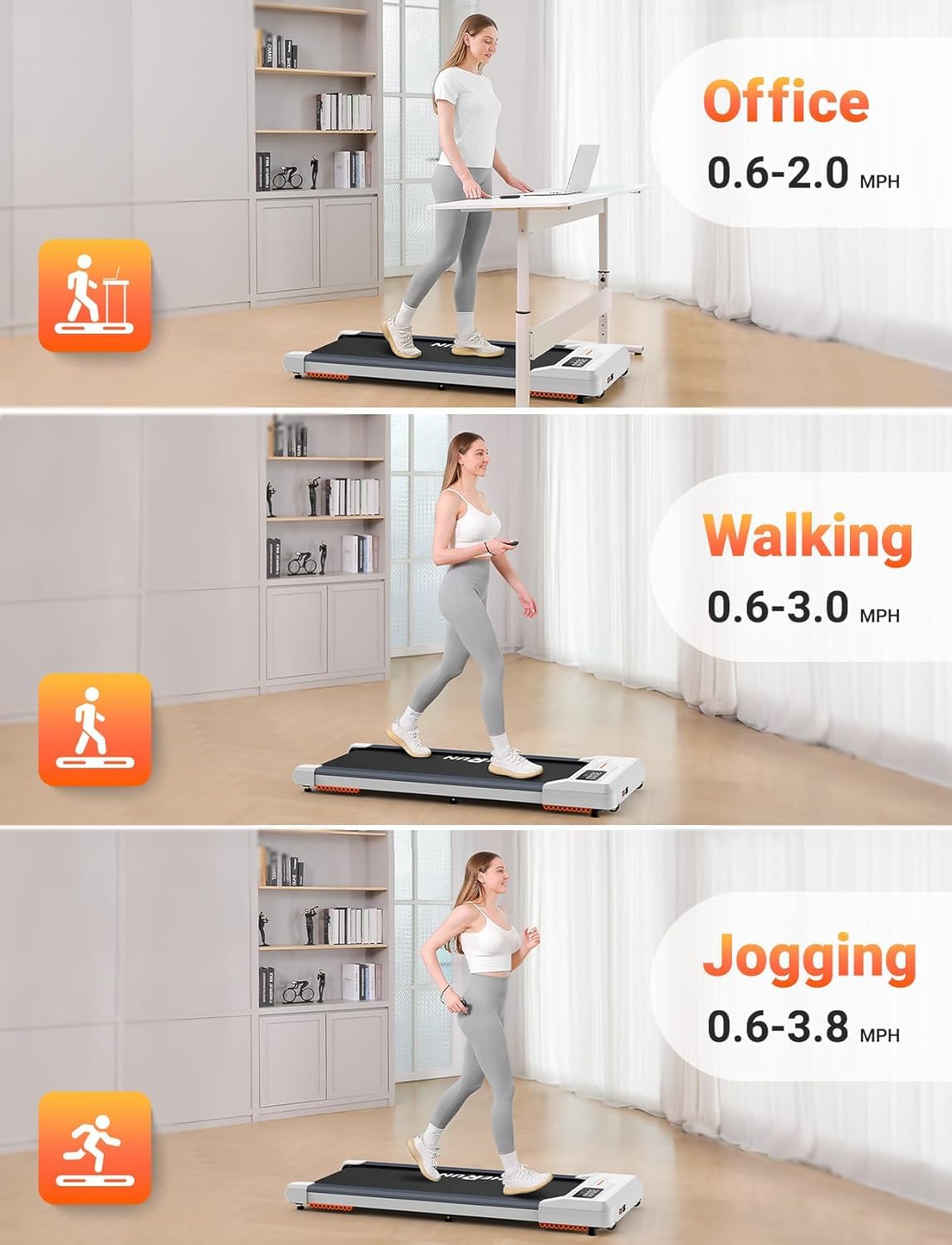 Portable Walking Pad Treadmill Y333846