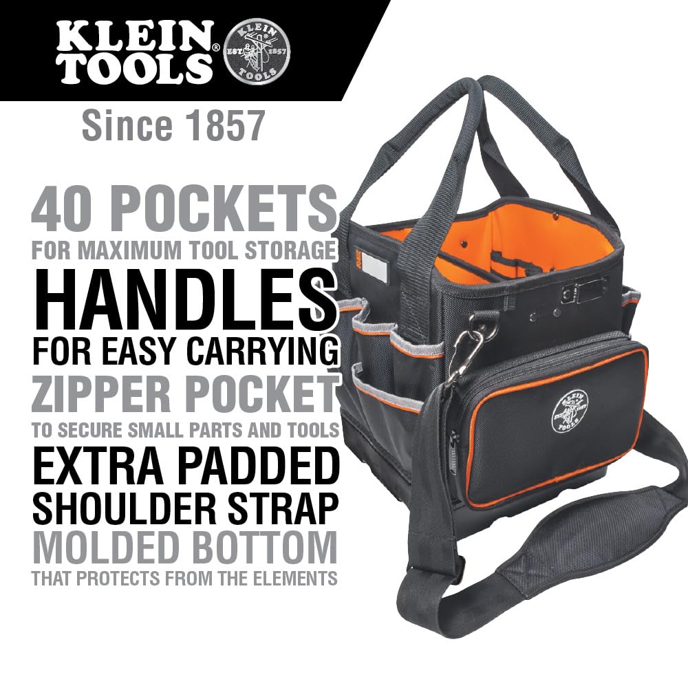 Tool Bag with Shoulder Strap and 40 Pockets H152
