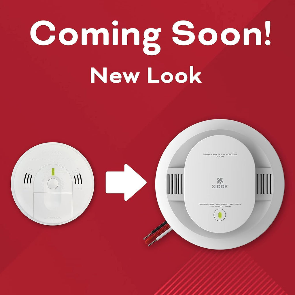 Hardwired Smoke & Carbon Monoxide Detector with Battery Backup, Pack of 2 N2887