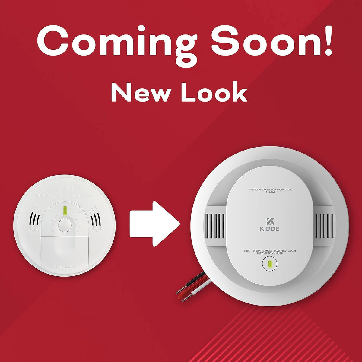 Hardwired Smoke & Carbon Monoxide Detector with Battery Backup, Pack of 2 N2887