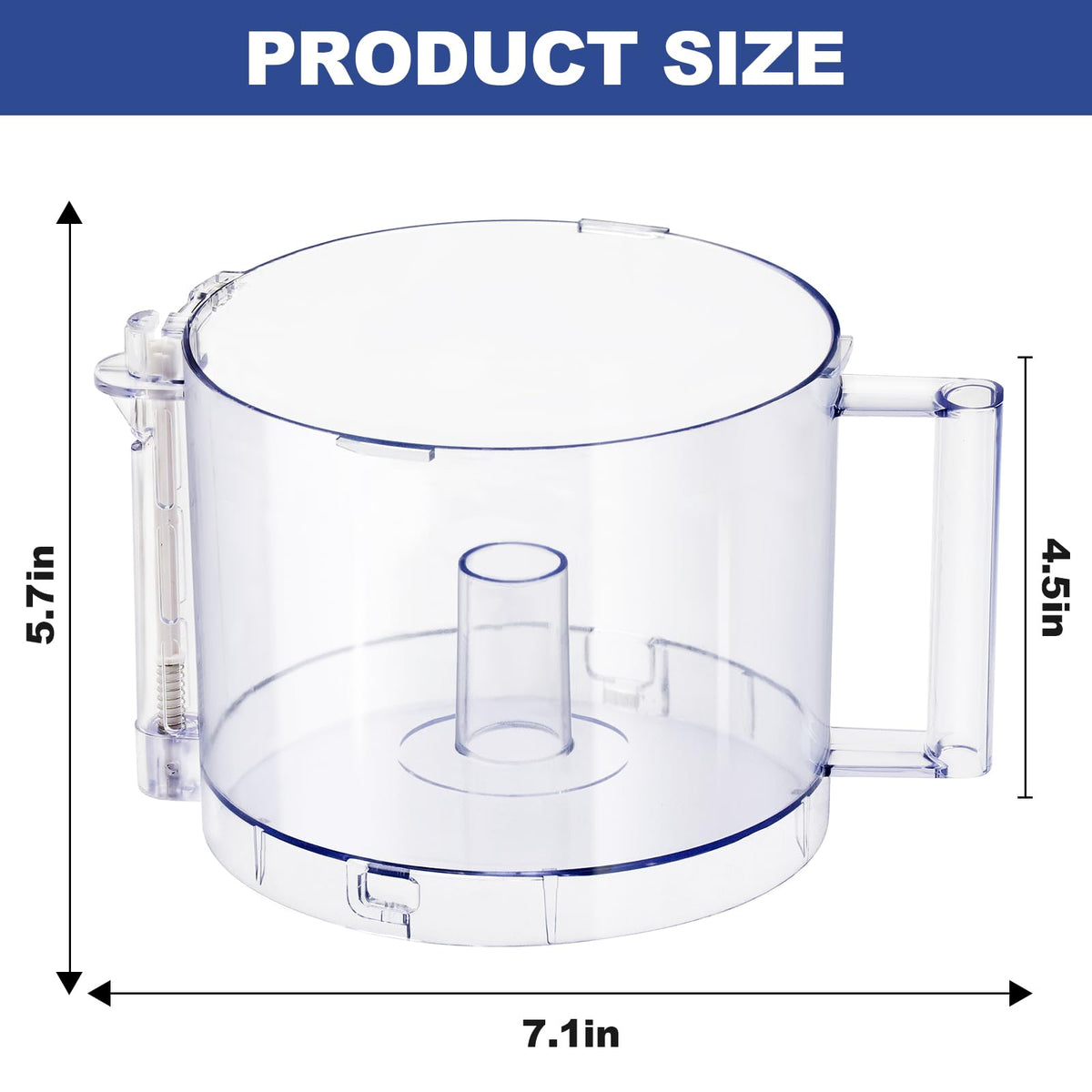 14-Cup Food Processor Work Bowl Replacement with Handle M402