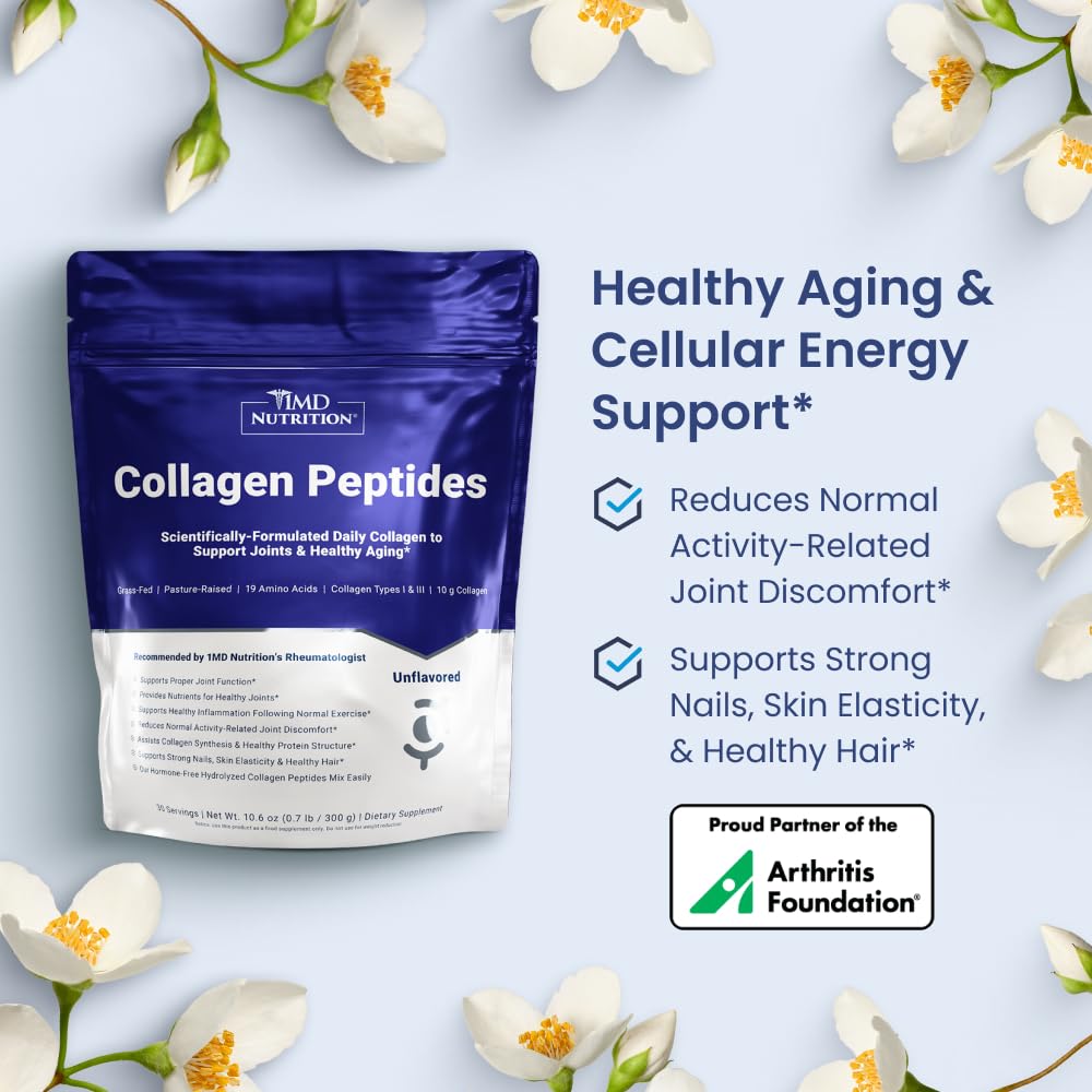 Collagen Peptides Powder Types I & III Unflavored 30 Servings R725877