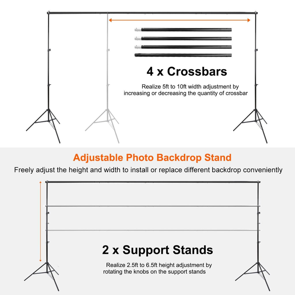10Ft Wide Backdrop Stand Kit L211564