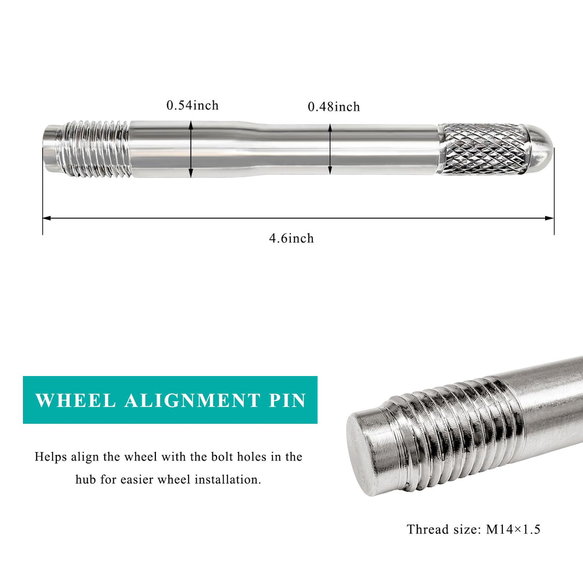 M14×1.5 Stainless Steel Wheel Alignment Pin N366744