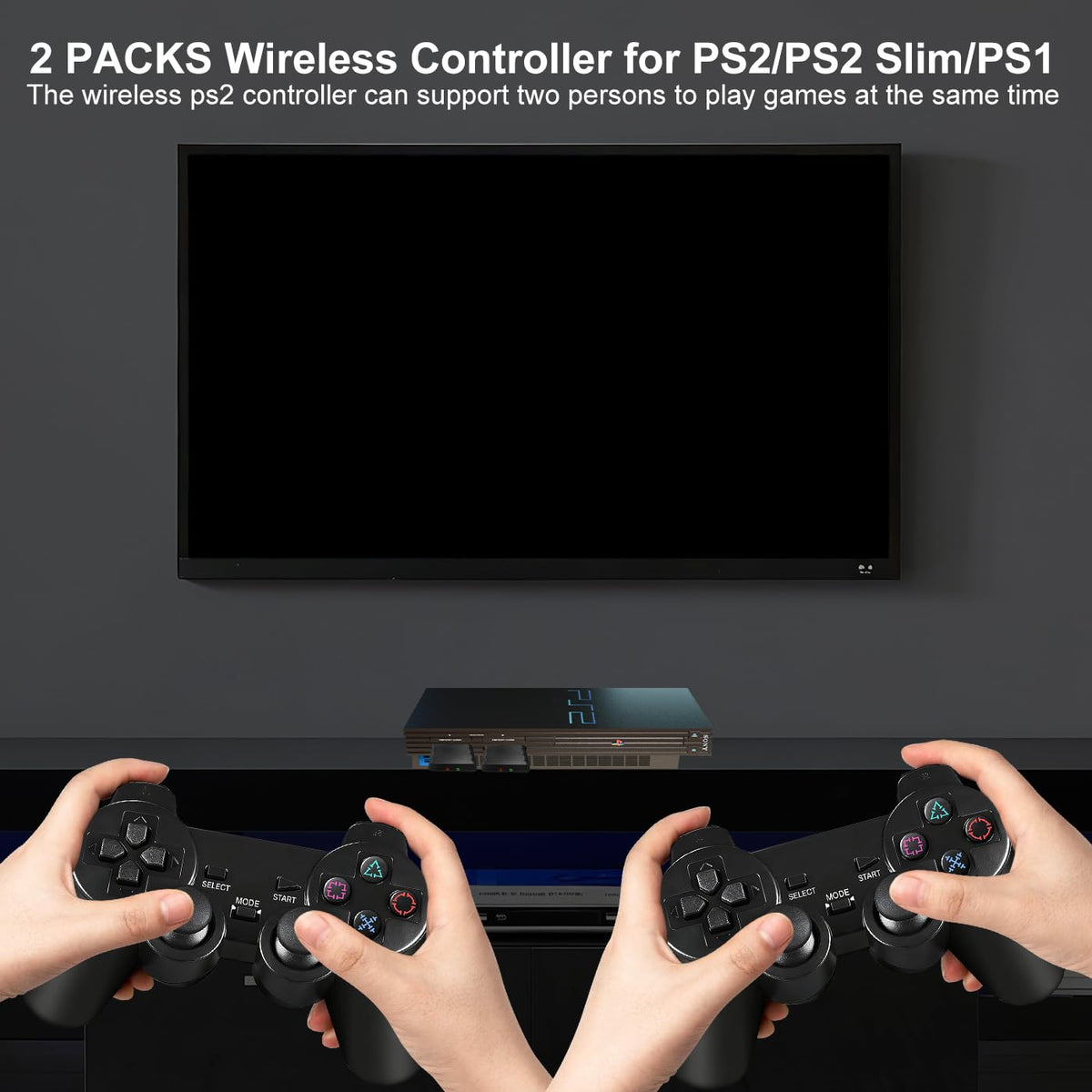 2 Pack 2.4GHz Wireless Controller J116