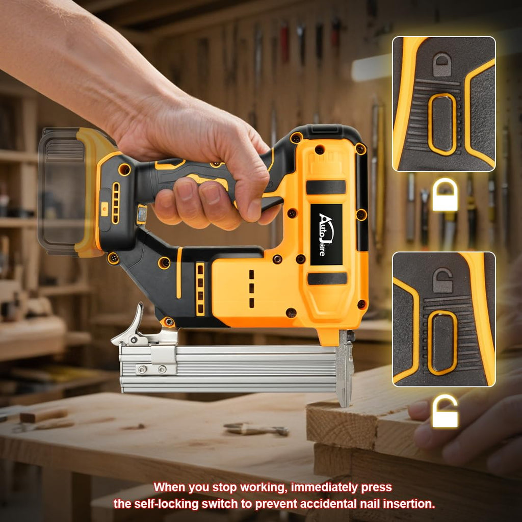 18 Gauge Cordless Brad Nailer 2 in 1 Nail/Staple Gun Y4232