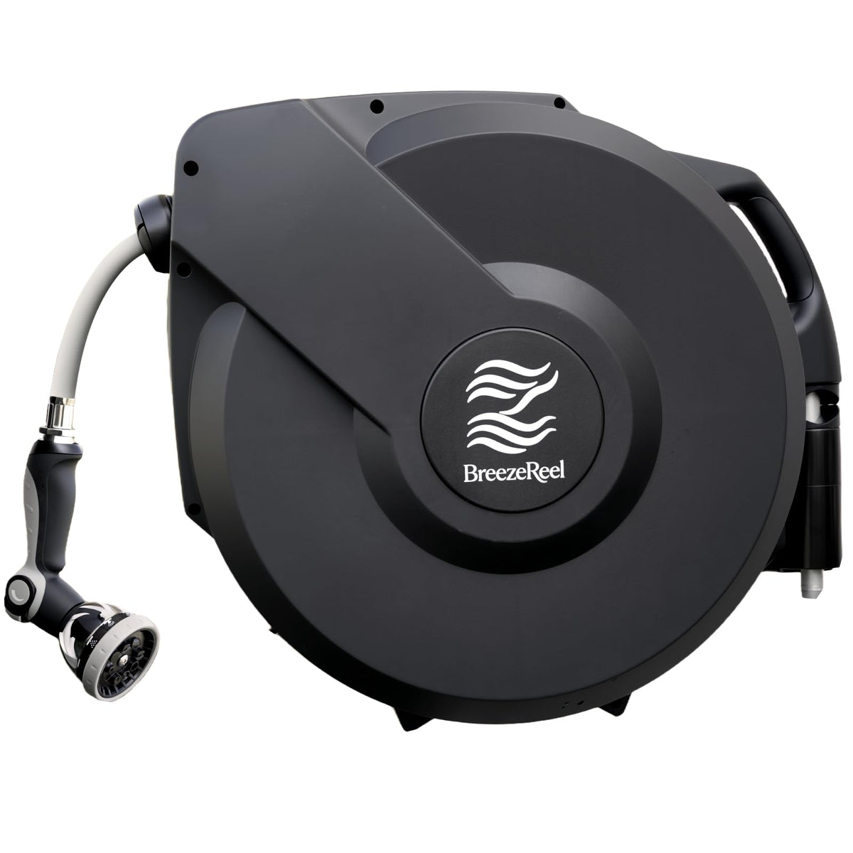 Retractable Garden Hose Reel, 5/8 in x 100ft, Auto Rewind Q4529