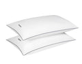 Set of 2 King Size Cotton Down Alternative Bed Pillows I31500