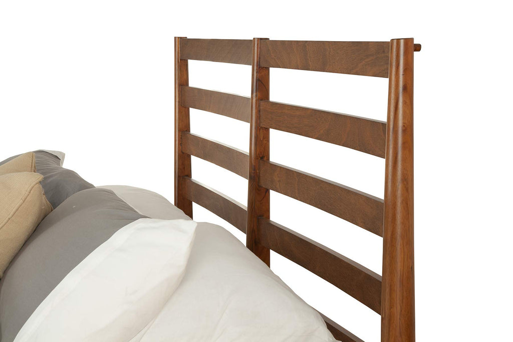 Chestnut California King Slat Back Bed S414
