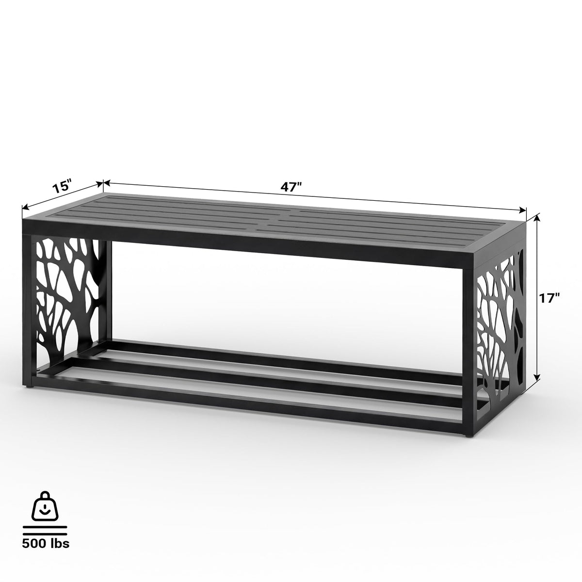 47" Outdoor Storage Bench M888