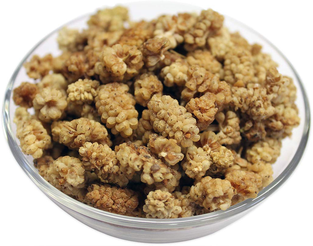 Organic Soft Dried White Mulberries 4 Ounce (Pack of 3) V388