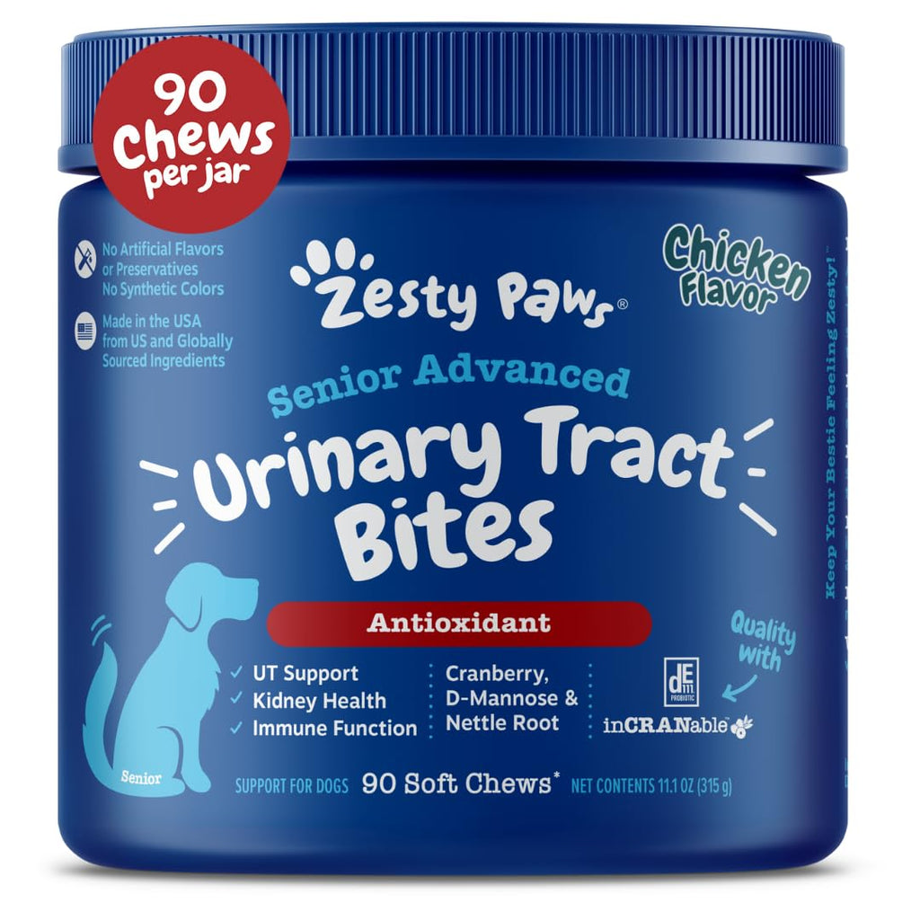 Senior Dog Bladder Control Supplement Chicken 90ct U5431