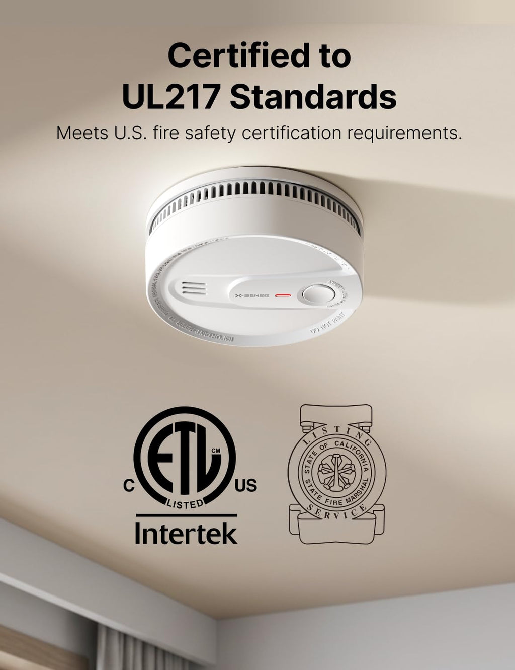 Smoke Detector 10-Year Battery 3-Pack G42109