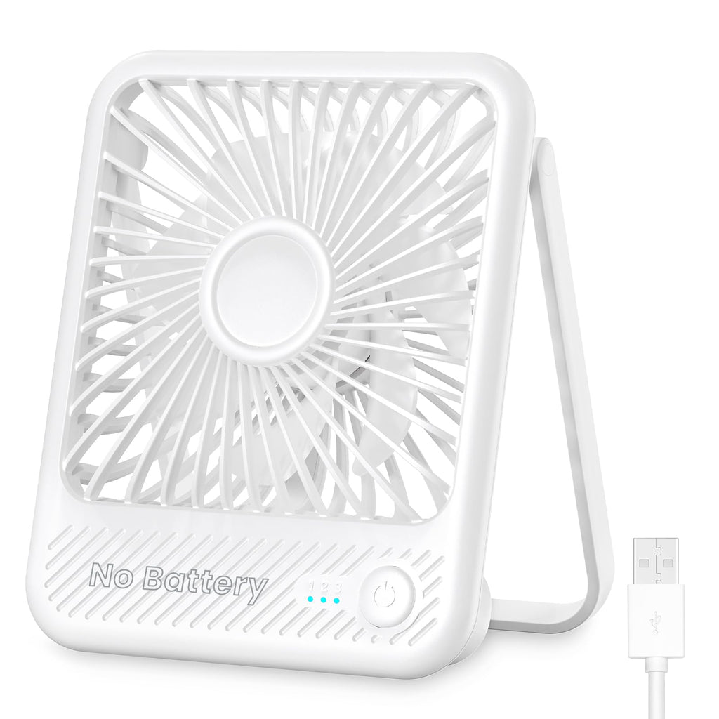 White USB Desk Fan Z718
