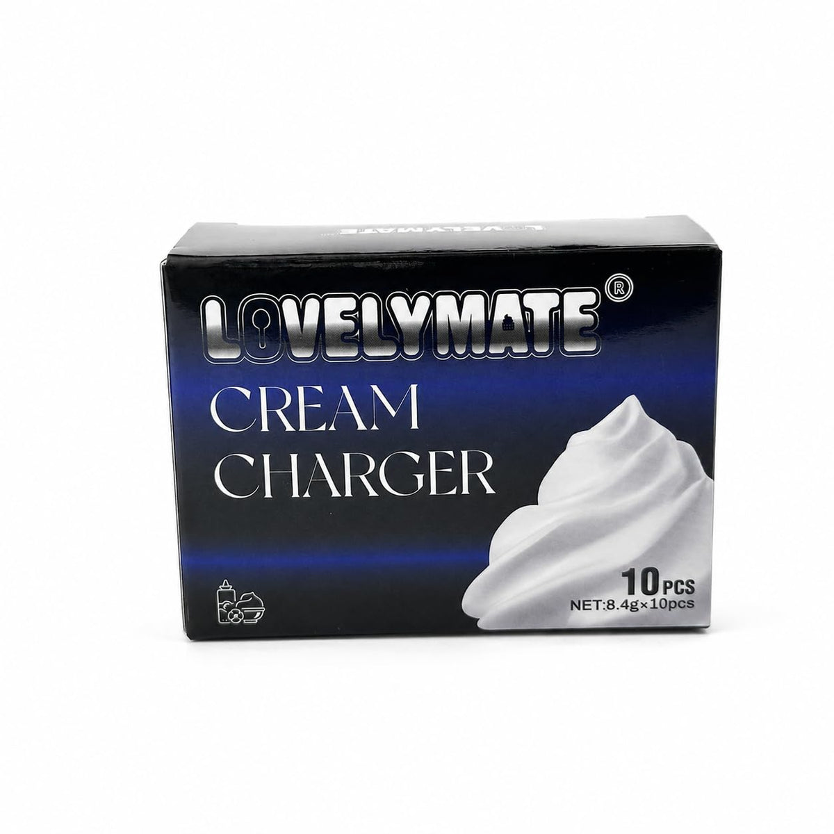 8g Whipped Cream Charger 10 Pack Stainless Steel J73407