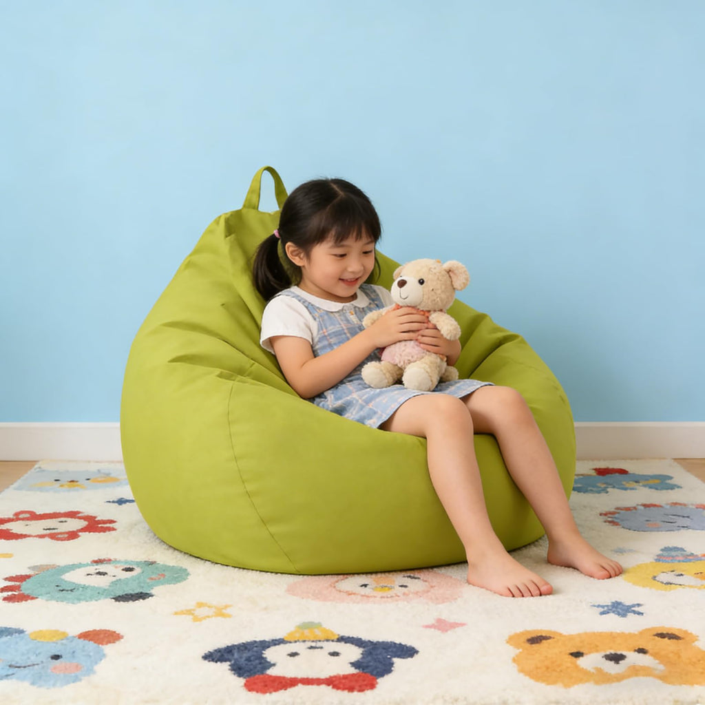 Yellow XL Bean Bag Chair Cover H89387
