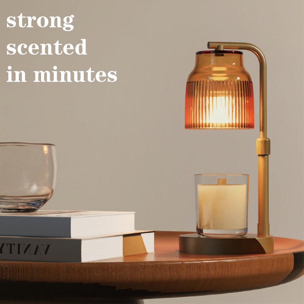 Candle Warmer Lamp with Timer Dimmer Adjustable Height Y1639