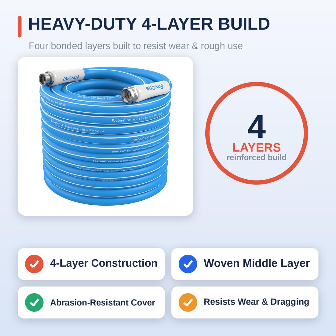 100 ft Heavy Duty Garden Hose G876226