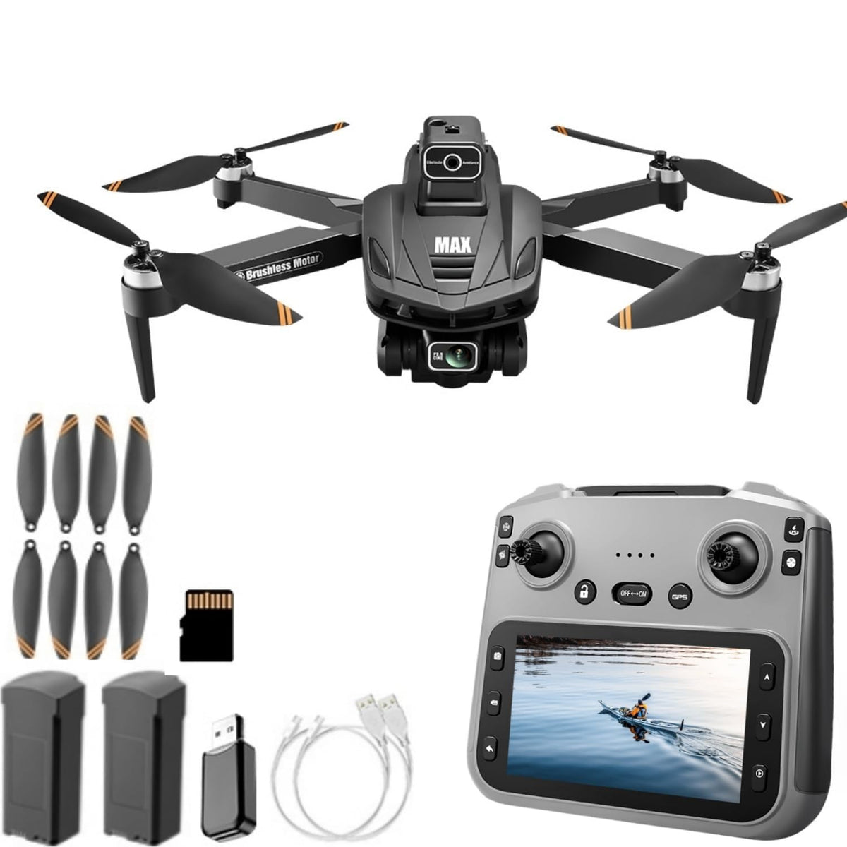 4K Camera GPS Drone with 4.5" LCD Controller V11930