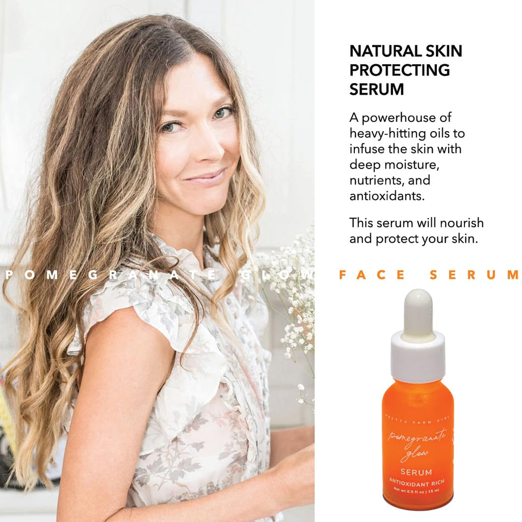 Pomegranate Rosehip Jojoba Face Serum 1oz C551