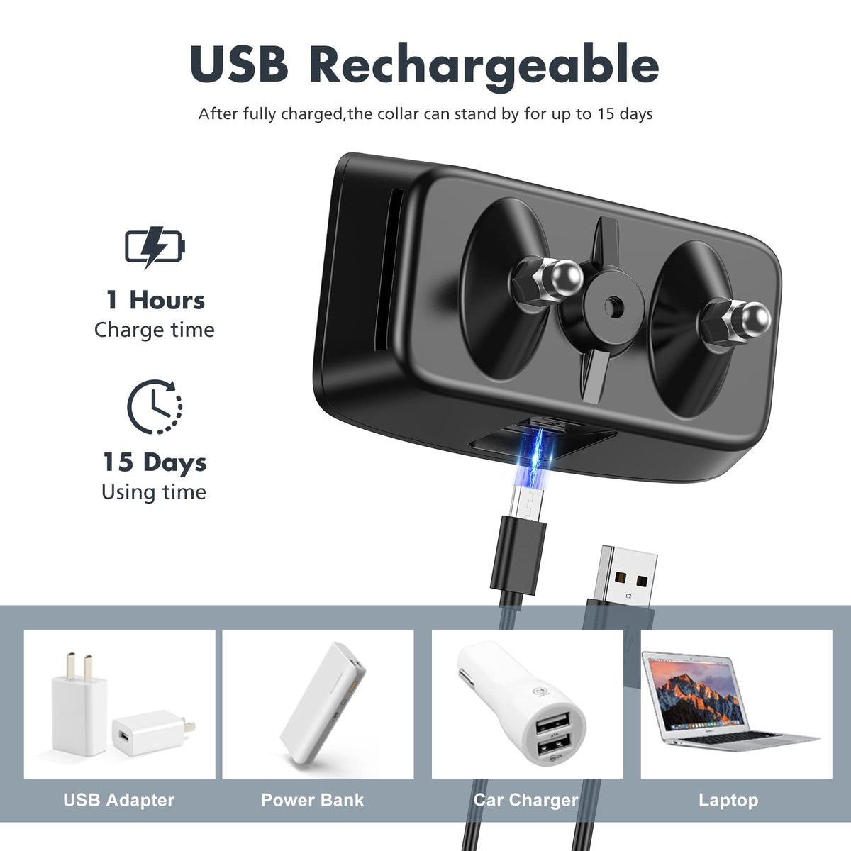 Rechargeable Anti Barking Training Collar W499