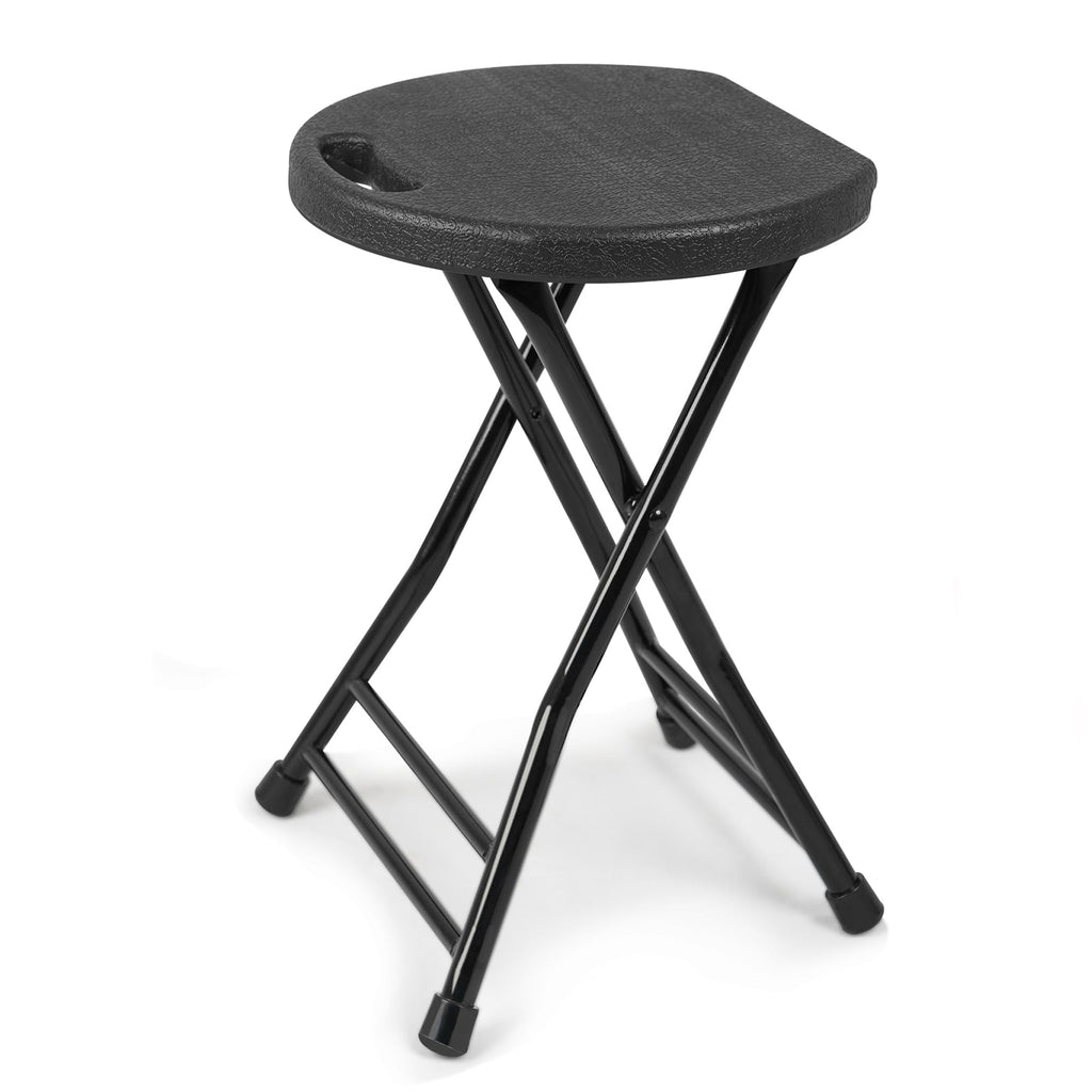 Folding Stool with Handle and Non-Slip Feet X634