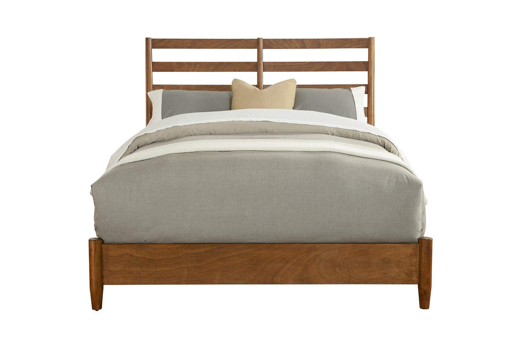 Chestnut California King Slat Back Bed S414