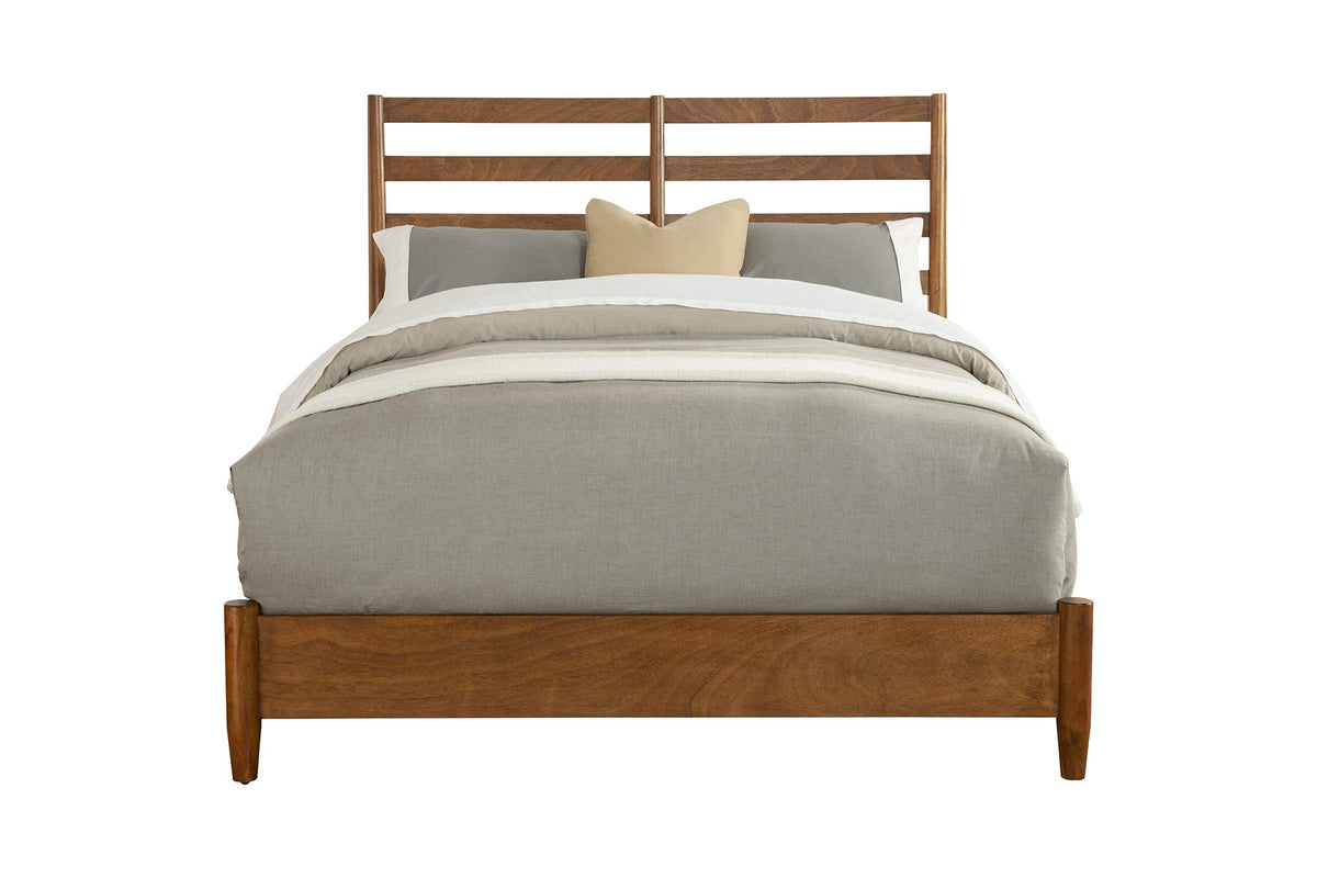 Chestnut California King Slat Back Bed S414