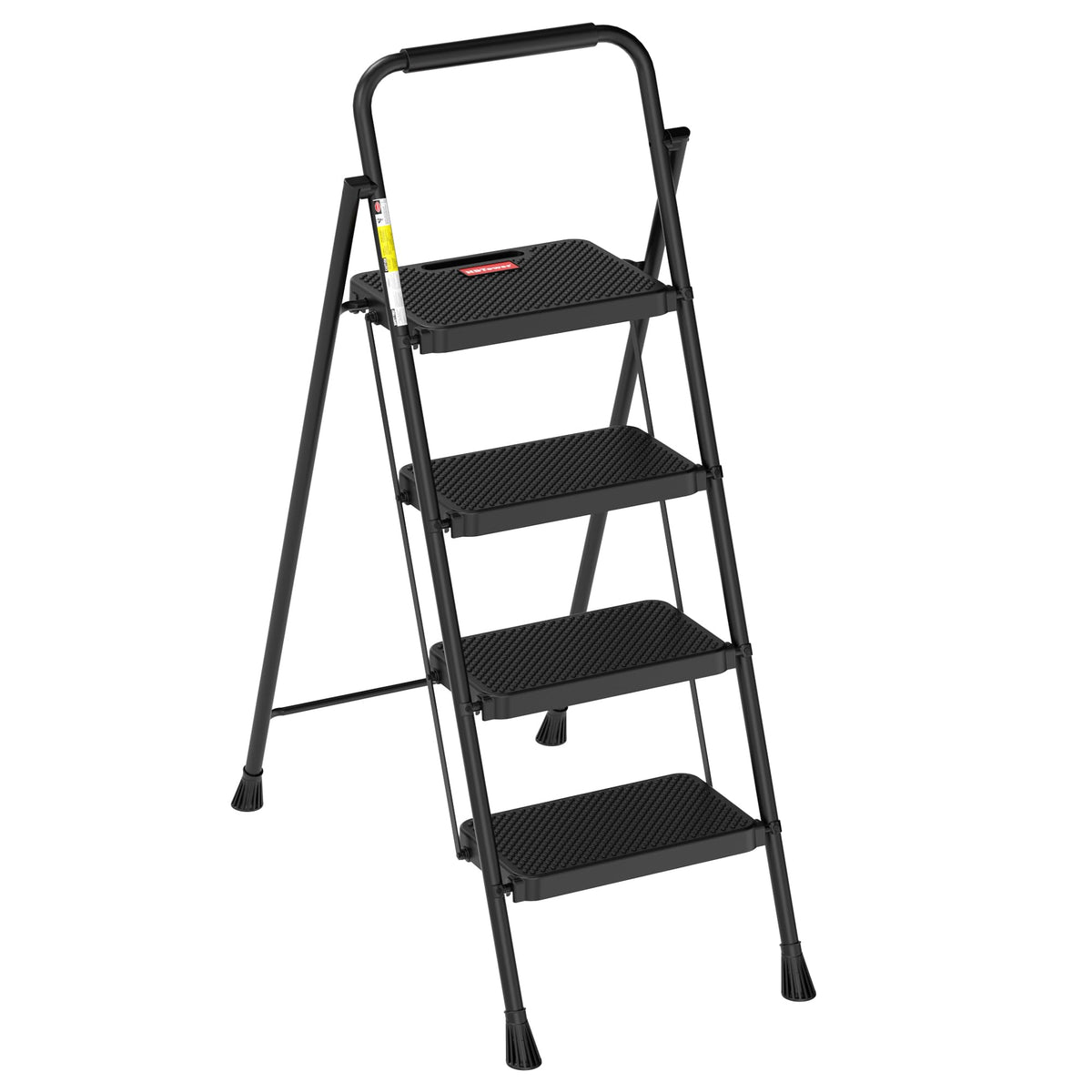 4 Step Folding Step Stool with Anti-Slip Pedal C444905