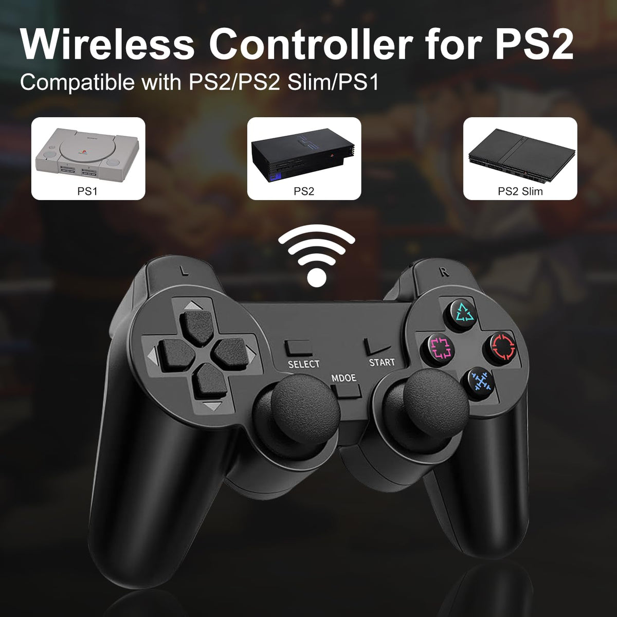 2 Pack 2.4GHz Wireless Controller J116