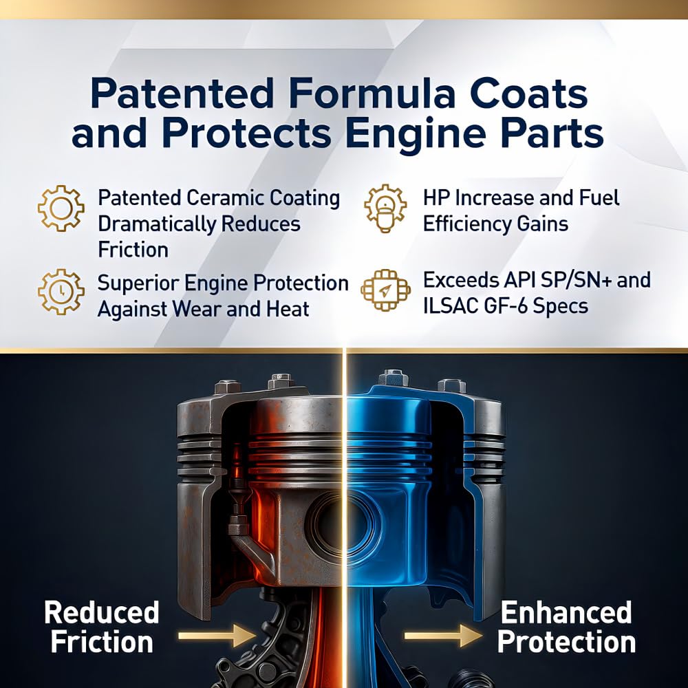 5W-30 Full Synthetic Motor Oil 5 Quart C522