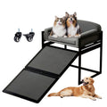 Extra Wide Non Slip Dog Stairs with Wheels V7738