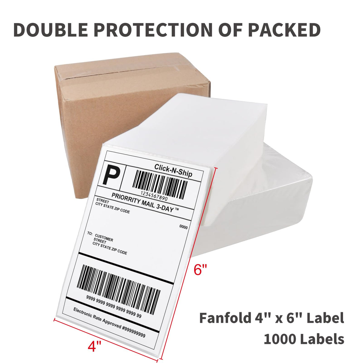 4x6 Thermal Shipping Labels H2379
