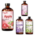Natural Essential Oil Set 4 Scents with Glass Dropper L52112