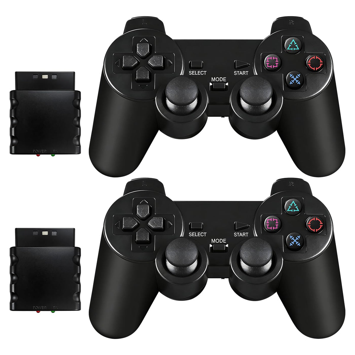 2 Pack 2.4GHz Wireless Controller J116