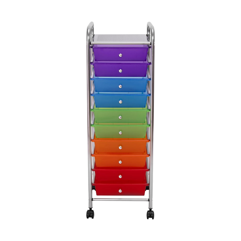 10 Drawer Rolling Storage Cart W65750