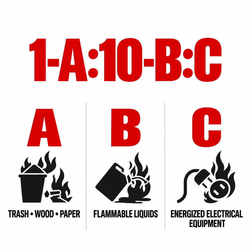 2.5 lb ABC Dry Chemical Fire Extinguishers 2-Pack Z947