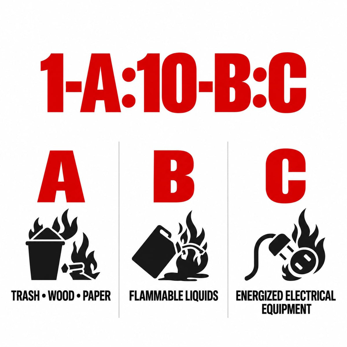2.5 lb ABC Dry Chemical Fire Extinguishers 2-Pack Z947
