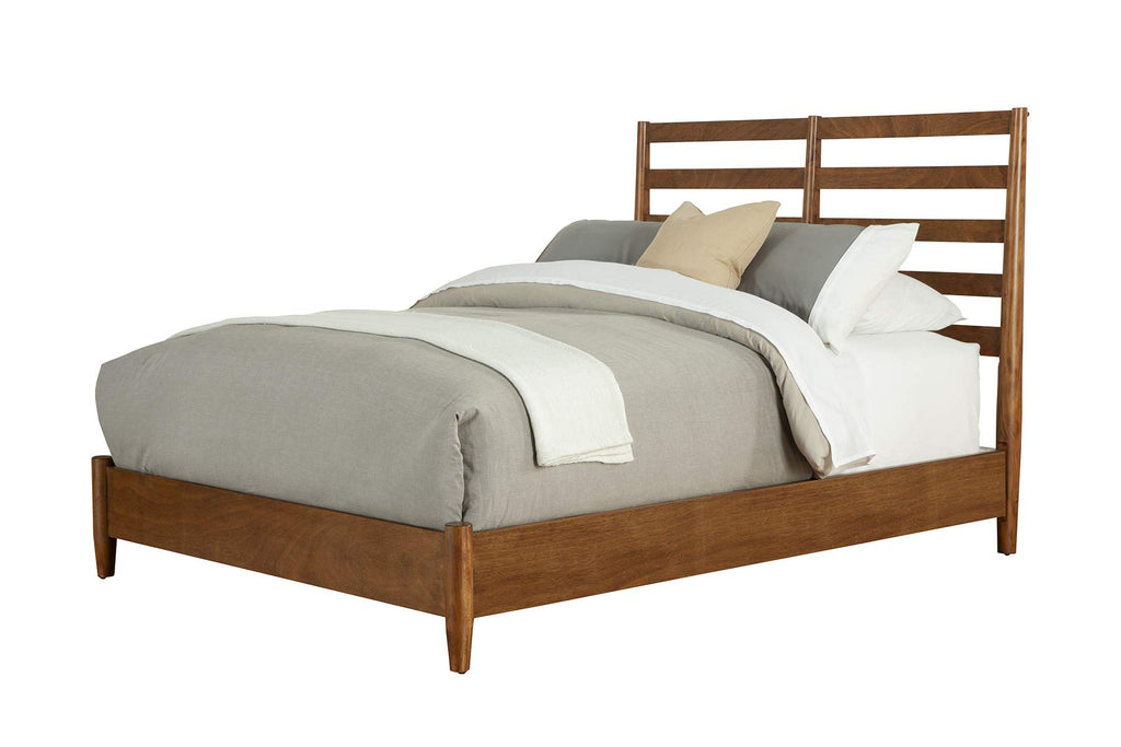 Chestnut California King Slat Back Bed S414