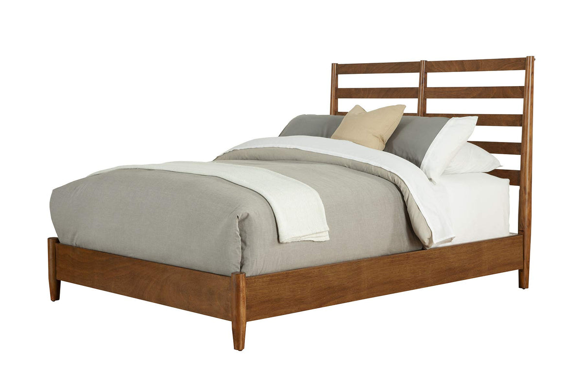 Chestnut California King Slat Back Bed S414