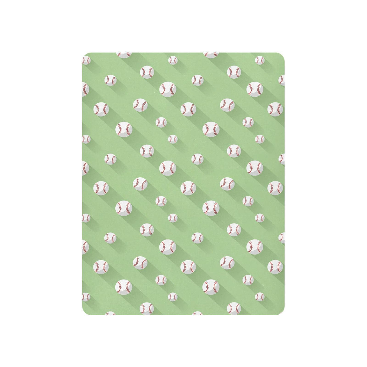 Baseball 3D Print Crib Sheet 52" x 28" M439