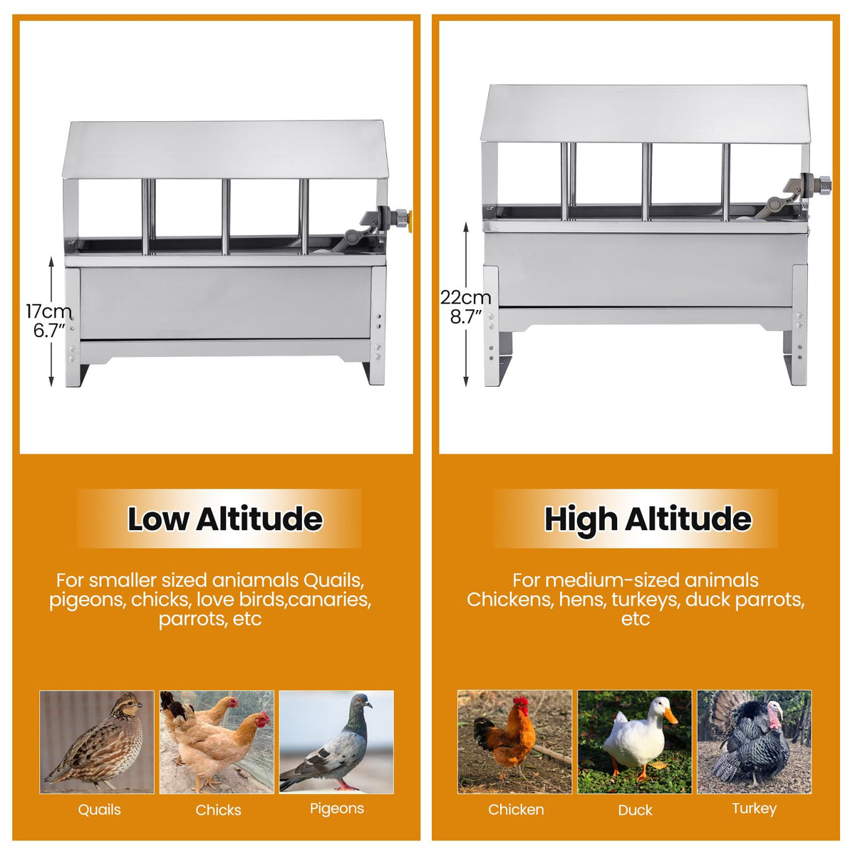 Stainless Steel Chicken Waterer P1440